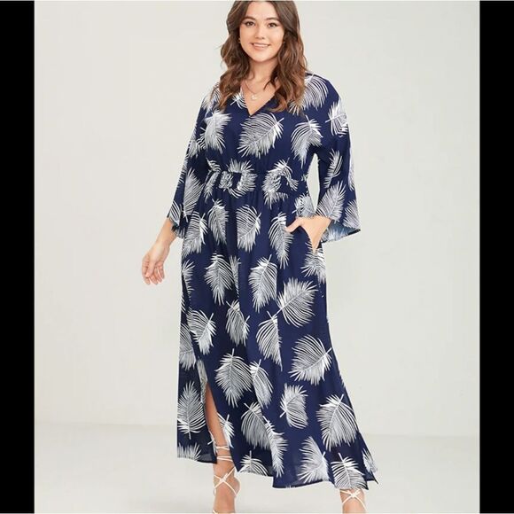 NWT BloomChic navy and white dress 18/2X - Picture 1 of 11